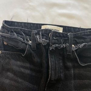 Reformation Black Jeans 25